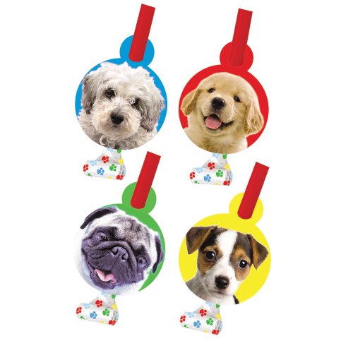 5437543761979 - CREATIVE CONVERTING 8 COUNT PAW-TY TIME BLOW OUT NOISE MAKER
