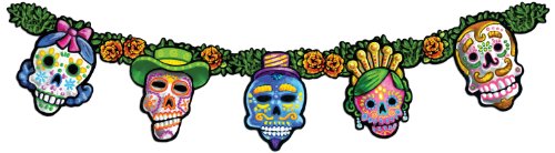 5437543769531 - DAY OF THE DEAD STREAMER PARTY ACCESSORY (1 COUNT) (1/PKG)