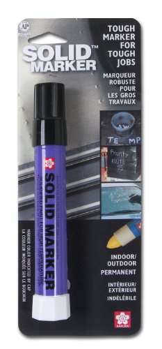 5437543774078 - SAKURA SOLIDIFIED PAINT SOLID MARKER, 14 TO 392 DEGREES F, BLACK