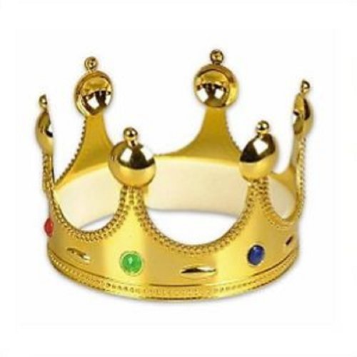 5437543801286 - GOLD QUEEN KING OR PRINCE CROWN