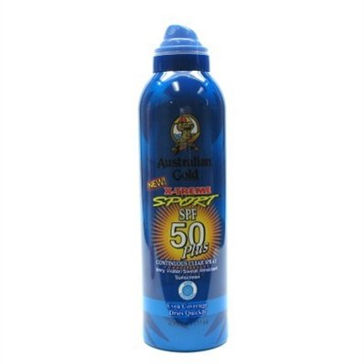 0054402260463 - AUSTRALIAN GOLD CONTINUOUS SPF#50 + SPRAY 6OZ SPORT EXTREM (6 PACK)