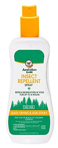 0054402720486 - AUSTRALIAN GOLD PUMP SPRAY INSECT REPELLENT, 8 OUNCE | DRIES FAST | NON-STICKY | DEET FREE | UP TO 8 HOUR PROTECTION