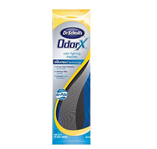 5448095701801 - DR. SCHOLL'S ODOR-X ODOR FIGHTING INSOLES, 1-PAIR PACKAGES (PACK OF 4)