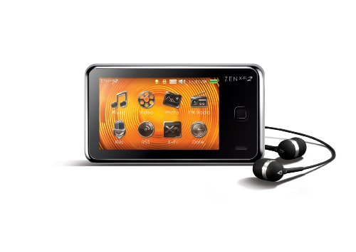 0054651165168 - CREATIVE LABS ZEN X-FI 2 16 GB MP3 AND VIDEO PLAYER WITH TOUCHSCREEN AND BUILT-IN SPEAKER (BLACK)