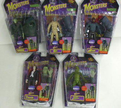 0054682623330 - UNIVERSAL MONSTERS SERIES 1 SET OF 5 ACTION FIGURES