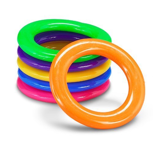 5468885969891 - FUN EXPRESS PLASTIC CANE RACK RINGS PARTY SUPPLIES