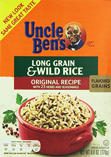 0054800019663 - UNCLE BEN'S LONG GRAIN AND WILD RICE ORIGINAL RECIPE VALUE PACK, 6 COUNT