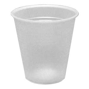5486507836574 - BLUE SKY 100 COUNT PLASTIC CUPS, 5 OZ, CLEAR
