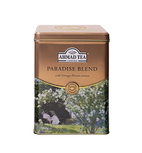 0054881025621 - AHMAD TEA BLACK TEA, PARADISE BLEND LOOSE LEAF, 500G - CAFFEINATED & SUGAR FREE