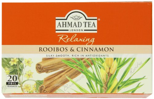 0054881100014 - AHMAD TEA ROOIBOS & CINNAMON INFUSION, 20-COUNT TEA BAGS (PACK OF 6)