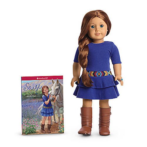 0550402141462 - AMERICAN GIRL OF 2013 SAIGE DOLL & PAPERBACK BOOK