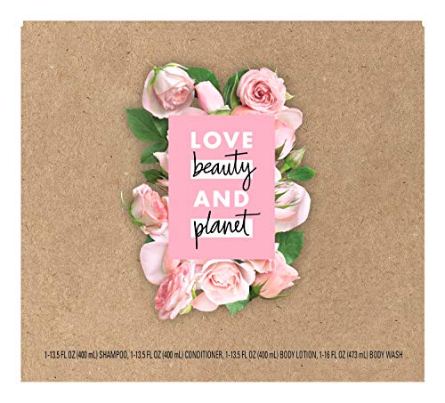 0055086009645 - LOVE BEAUTY AND PLANET EVERYDAY GIFT SET PERFECT GIFTS FOR NEW MOMS MURUMURU BUTTER AND ROSE SILICONE FREE, PARABEN FREE AND VEGAN