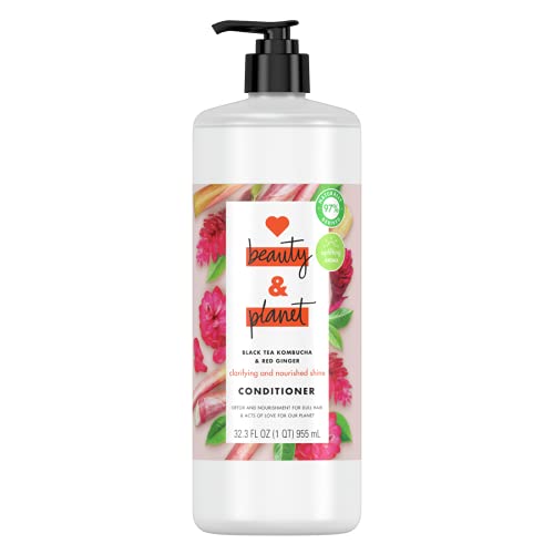 0055086009768 - LOVE BEAUTY AND PLANET SILICONE FREE CONDITIONER DETOX AND NOURISHMENT BLACK TEA KOMBUCHA & RED GINGER HAIR CARE FOR SOFT AND SHINY HAIR 32 OZ