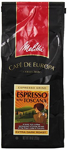 0055437602488 - MELITTA CAFÉ DE EUROPA GOURMET COFFEE, ESPRESSO DELLA TOSCANA GROUND, ESPRESSO ROAST, 10-OUNCE