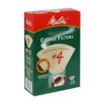 0055437624602 - COFFEE FILTERS NATURAL BROWN NO. 4 CONE 100 FILTERS