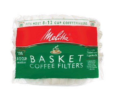 0055437629522 - BASKET COFFEE FILTERS 1 PACKAGE,200 FILTERS