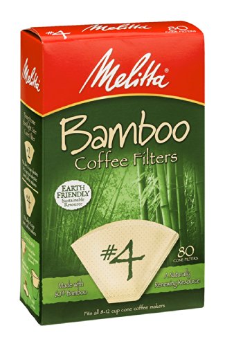 0055437631181 - BAMBOO COFFEE FILTERS #4 80 FILTERS