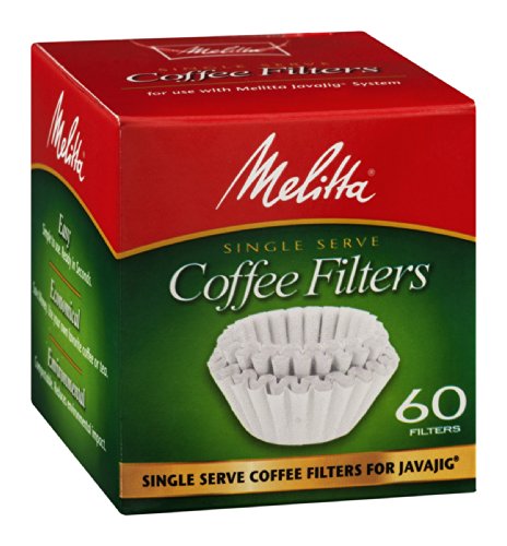 0055437632294 - MELITTA 63229 SINGLE SERVE COFFEE FILTERS FOR JAVAJIGTM 60 COUNT (PACK OF 4)