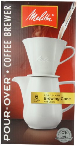 0055437640473 - PORCELAIN GOURMET 6 CUP COFFEEMAKER