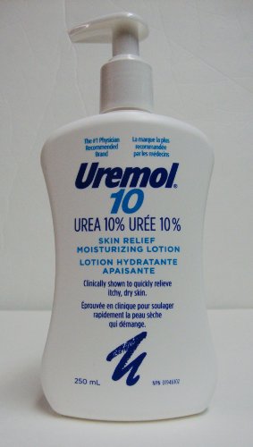 0055460000510 - UREMOL 10 SKIN RELIEF MOISTURIZING THERAPEUTIC LOTION (10% UREA) FOR ITCHY, DRY SKIN 250 ML SIZE (8.5 OZ) MADE IN CANADA