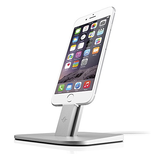 5554442361892 - TWELVE SOUTH HIRISE FOR IPHONE/IPAD MINI, SILVER | ADJUSTABLE CHARGING STAND, REQUIRES APPLE LIGHTNING CABLE
