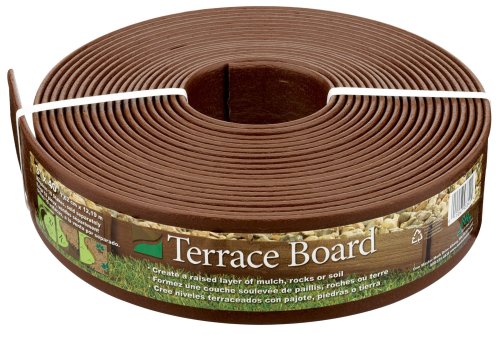 5557890099867 - MASTER MARK PLASTICS 93340 TERRACE BOARD LANDSCAPE EDGING COIL 3 INCH BY 40 FOOT, BROWN