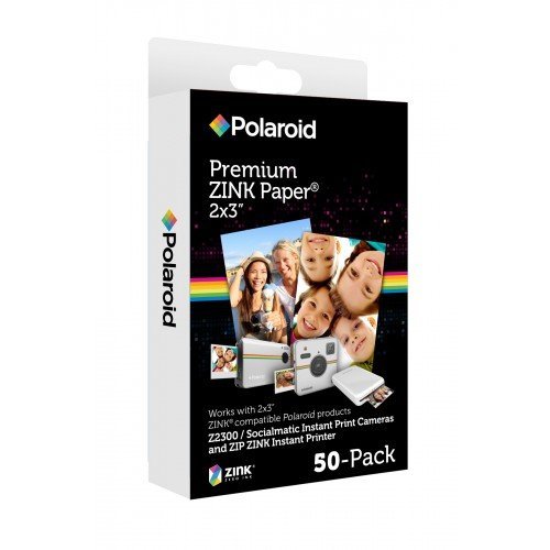 5596692216508 - POLAROID 2X3 INCH PREMIUM ZINK PHOTO PAPER QUINTUPLE PACK (50 SHEETS) - COMPATIBLE WITH POLAROID SNAP, Z2300, SOCIALMATIC INSTANT CAMERAS & ZIP INSTANT PRINTER