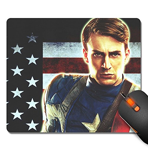 5602360191821 - CUSTOMIZED MOUSE PAD, CAPTAIN AMERICA MOUSE PAD - NATURAL RUBBER - HIGH QUALITY - GAMING MOUSEPADS