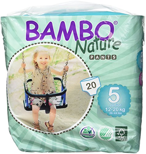 5703538145575 - BAMBO NATURE PREMIUM BABY DIAPERS, TRAINING PANT , SIZE 5, 20 COUNT