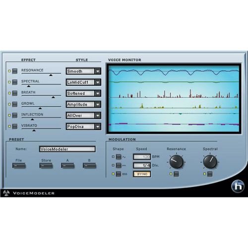 5706622005779 - TC-HELICON VOICE MODELER, VOICE MODELING PLUG-IN OFFERS CREATIVE VOCAL SCULPTING FOR UNIQUE EFFECTS IN MUSIC, GAME DESIGN AND POST PRODUCTION