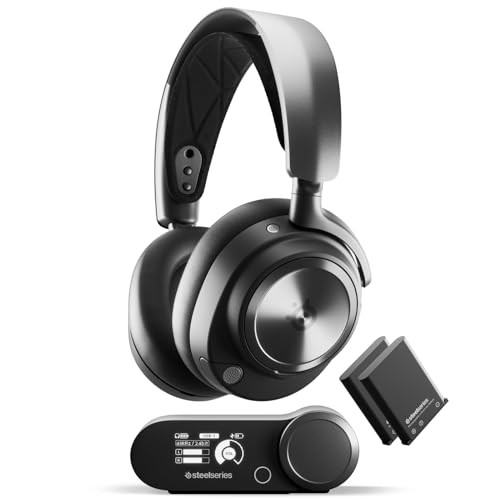 5707119041065 - STEELSERIES ARCTIS NOVA PRO WIRELESS MULTI-SYSTEM GAMING HEADSET - PREMIUM HI-FI DRIVERS - ACTIVE NOISE CANCELLATION - INFINITY POWER SYSTEM - STEALTH RETRACTABLE MIC - PC, PS5/PS4, SWITCH, MOBILE