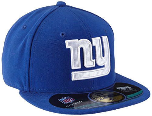 5710799862271 - NFL NEW YORK GIANTS ON FIELD 5950 GAME CAP, ROYAL BLUE, 7 1/8