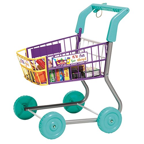 5711008976567 - TOY GROCERY SHOPPING CART TROLLEY- INCLUDES PLAY FOOD