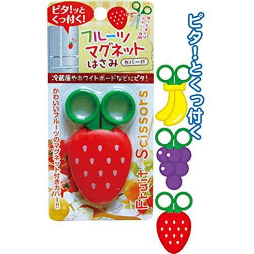 5745026320408 - FRUIT MAGNET SCISSORS STICK DAMN QUITE RIGHT (WITH COVER) 21-018