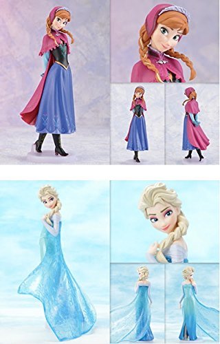 5745031274369 - QUEEN PREMIUM FIGURE OF ANA AND SNOW SET OF 2