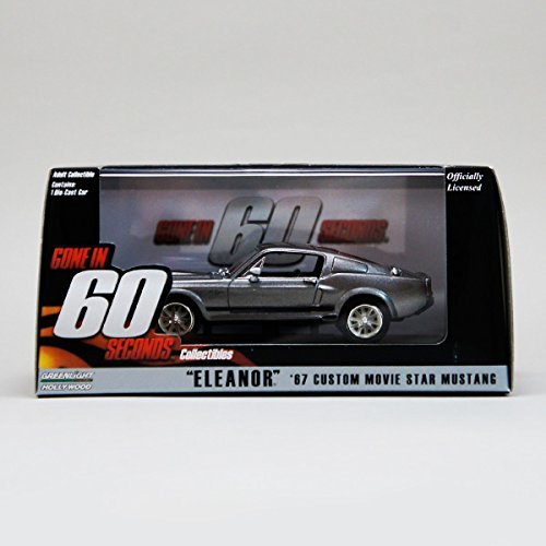 5745141031098 - GREENLIGHT (GONE IN 60 SECS) 1/43 FORD MUSTANG GT500E 67 ELEANOR VANISHING IN 60 HIGH-QUALITY DIE-CAST MODEL
