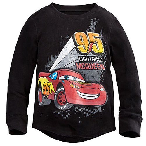 5745141036840 - US THAN DISNEY STORE CARS 2 LIGHTNING MCQUEEN THERMAL TEE (FOR XXS 2/3 YEARS OLD) US DISNEY STORE LIMITED CARS2 STUFFED TOY SET