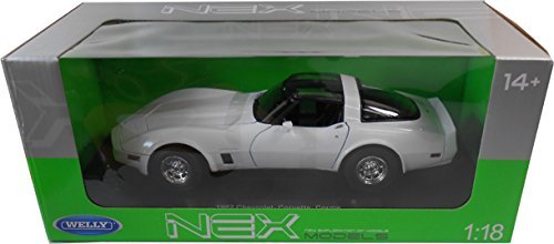 5745141078598 - WELLY 1/18? 1982 CHEVROLET CORVETTE COUPE (WHITE) (WE12546W)