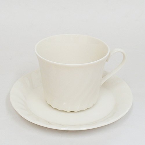 5745154050673 - MINO FOR COFFEE CUP SAUCER NEW WAVE WHITE BUSINESS