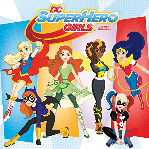 0057668875020 - 2017 MONTHLY WALL CALENDAR - DC SUPERHERO GIRLS