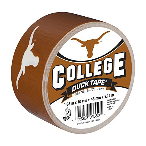5775005820551 - DUCK BRAND 240278 UNIVERSITY OF TEXAS COLLEGE LOGO DUCT TAPE, 1.88-INCH BY 10 YARDS, SINGLE ROLL