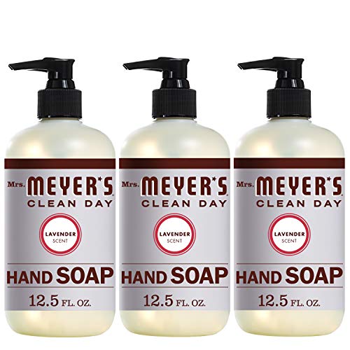 5802314561650 - MRS. MEYER’S CLEAN DAY LIQUID HAND SOAP, CRUELTY FREE AND BIODEGRADABLE FORMULA, LAVENDER SCENT, 12.5 OZ- PACK OF 3