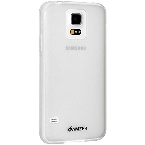 0580606372720 - AMZER PUDDING SOFT GEL TPU SKIN FIT CASE COVER FOR SAMSUNG GALAXY S5 - RETAIL PACKAGING - CLEAR