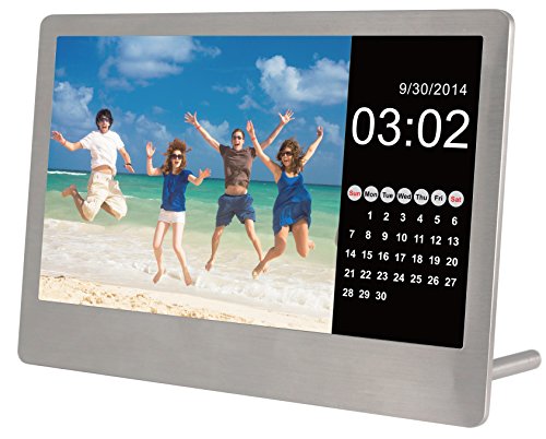 0058465790646 - SYLVANIA SDPF7977 7-INCH STAINLESS STEEL DIGITAL PHOTO FRAME (STAINLESS STEEL)