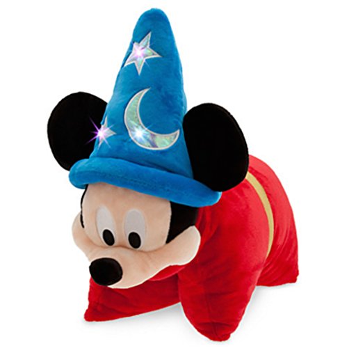 0058738000045 - DISNEY PARKS EXCLUSIVE SORCERER MICKEY MOUSE LIGHT UP 24 PLUSH PILLOW PAL