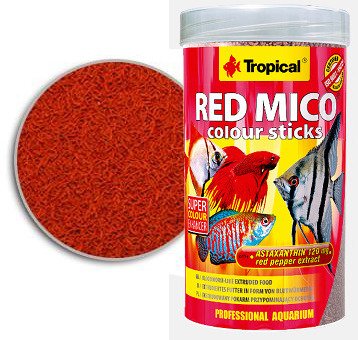 5900469635537 - TROPICAL RED MICO COLOUR STICKS (AQUARIUM FISH FOOD) (100ML (32G))