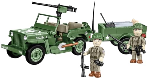 5902251022976 - COBI HISTORICAL COLLECTION WWII JEEP WILLYS MB VEHICLE WITH TRAILER