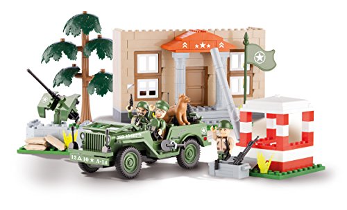 5902251243029 - COBI WILLYS MB BARRACKS WITH CHECKPOINT