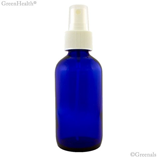 0590291883463 - LOTUS LIGHT PURE ESSENTIAL OILS - BLUE GLASS BOTTLE WITH SPRAYER 2 OZ - ESSENTIAL OIL PACKAGING SUPPLIES