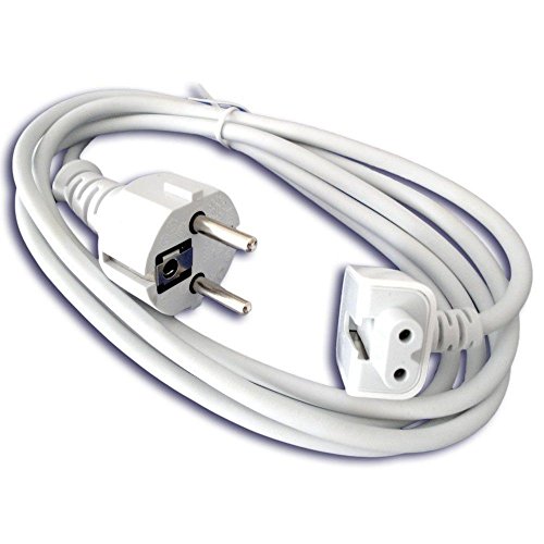 5904166564404 - EXTENSION WALL CORD PLUG EU EURO EUROPEAN UNION STANDARD FOR MACBOOK 11 INCH 13 INCH 60W MACBOOK PRO 15- OR 17-INCH 85W POWER ADAPTER